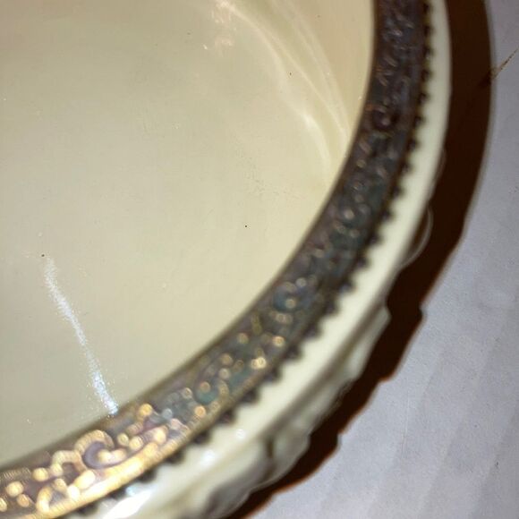 DRAGONFLIES Trinket Jewelry Box 3D Flowers Hinged Mirror Iridescent 5 x 2.5 inch - Picture 11 of 12